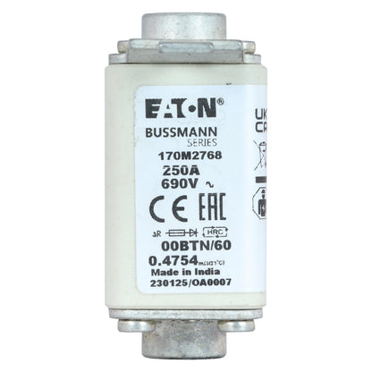 Fusibles Bussmann 170L2768 100A (6 Piezas)