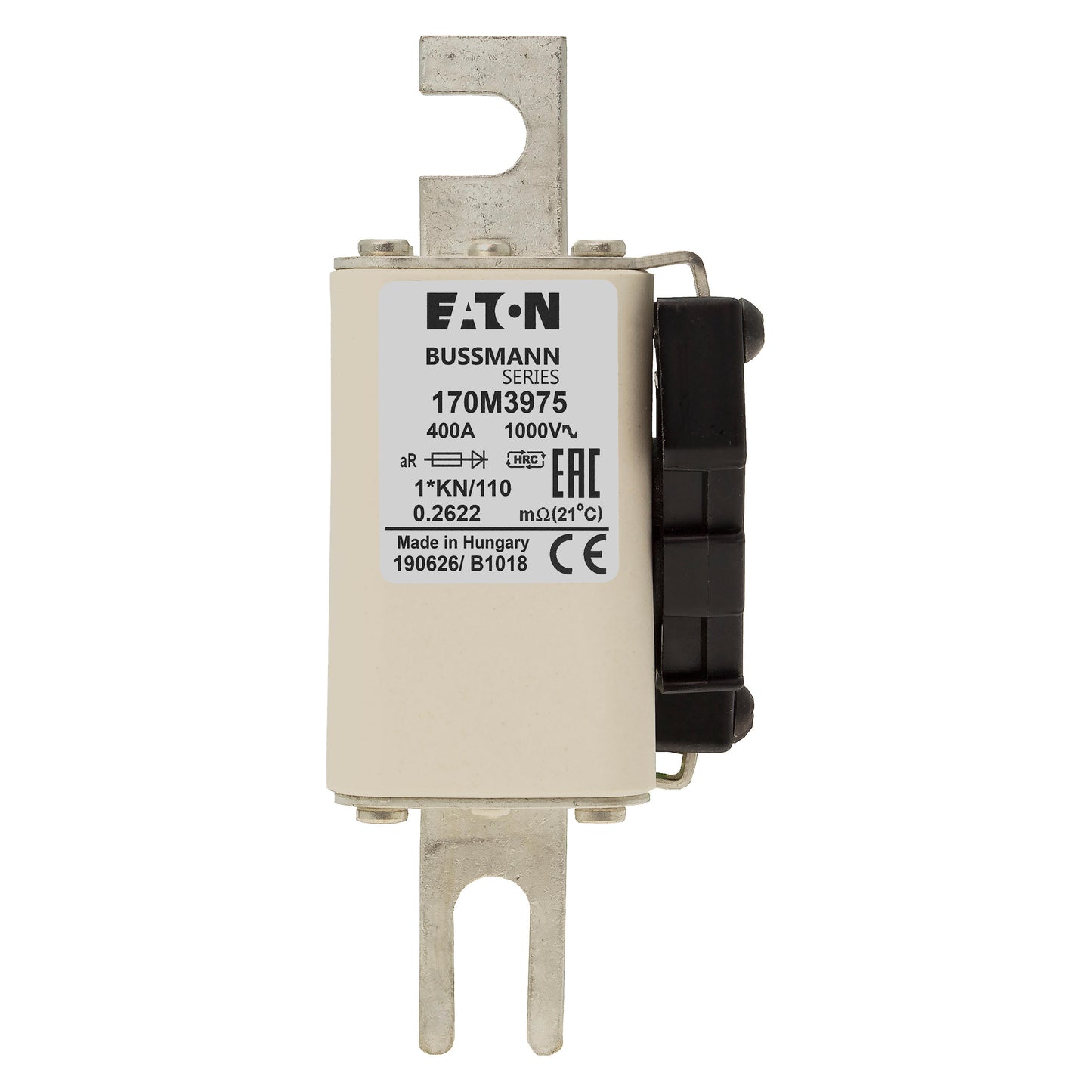 EATON 170M3975 Model code: FUSE 400A 1000V 1*KN/110 AR Fuses