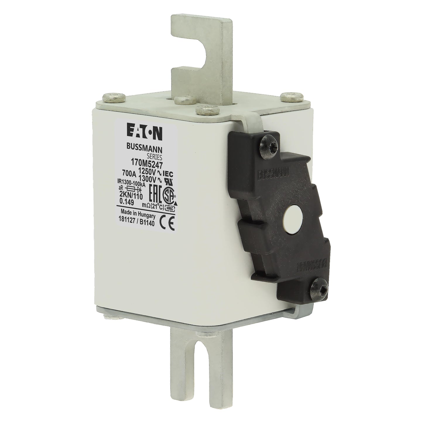 EATON 170M5247 Modellcode: FUSE 700A 1250V 2KN/110 AR CU