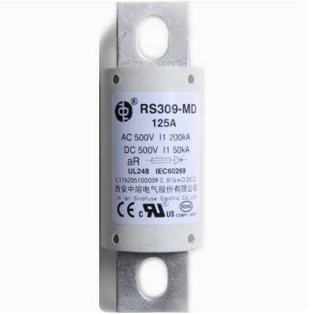 Fusibles SINOFUSE RS309-MD-250A 500VDC (5 piezas)