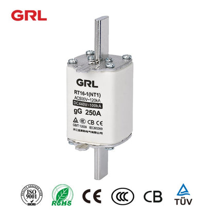 Enlaces de fusibles de cuchilla de cerámica GRL Nh1 RT16-1 Hrc