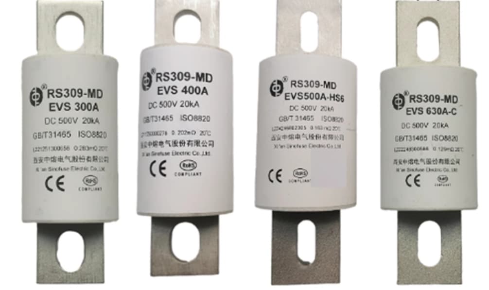 SINOFUSE RS309-MD-EVS 150A 500VDC Fuses (3 Pieces)