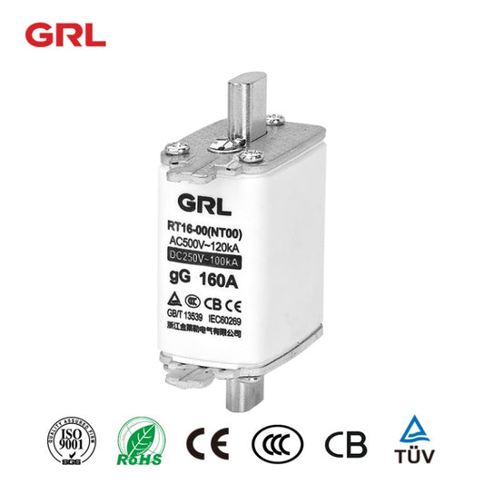 GRL NH00 RT16-00 Fuse Element (150pieces) / 160A 3 Phase Fused Disconnect Switch DNH1-160/30G DN31001 (50pieces)