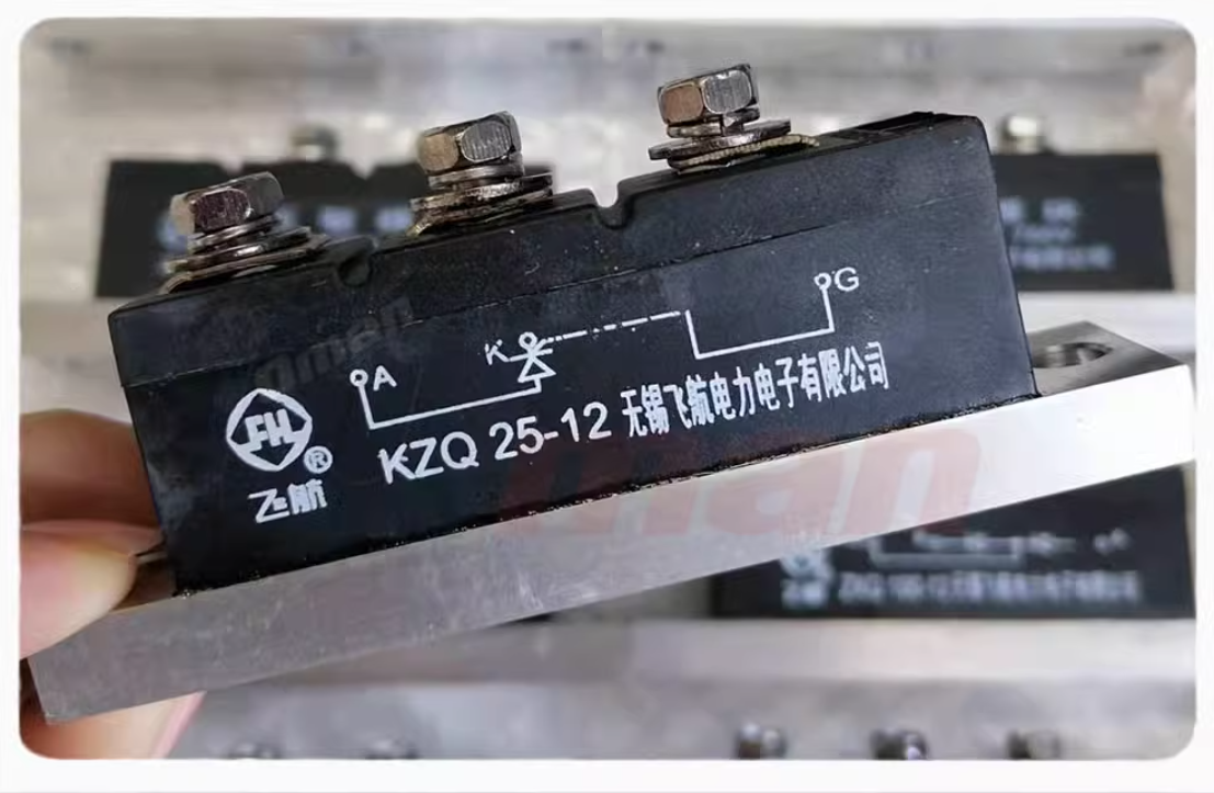 Thyristor-Gleichrichtermodul: KZQ25-12 (Montagemaße 80 x 20) (3 Stück)