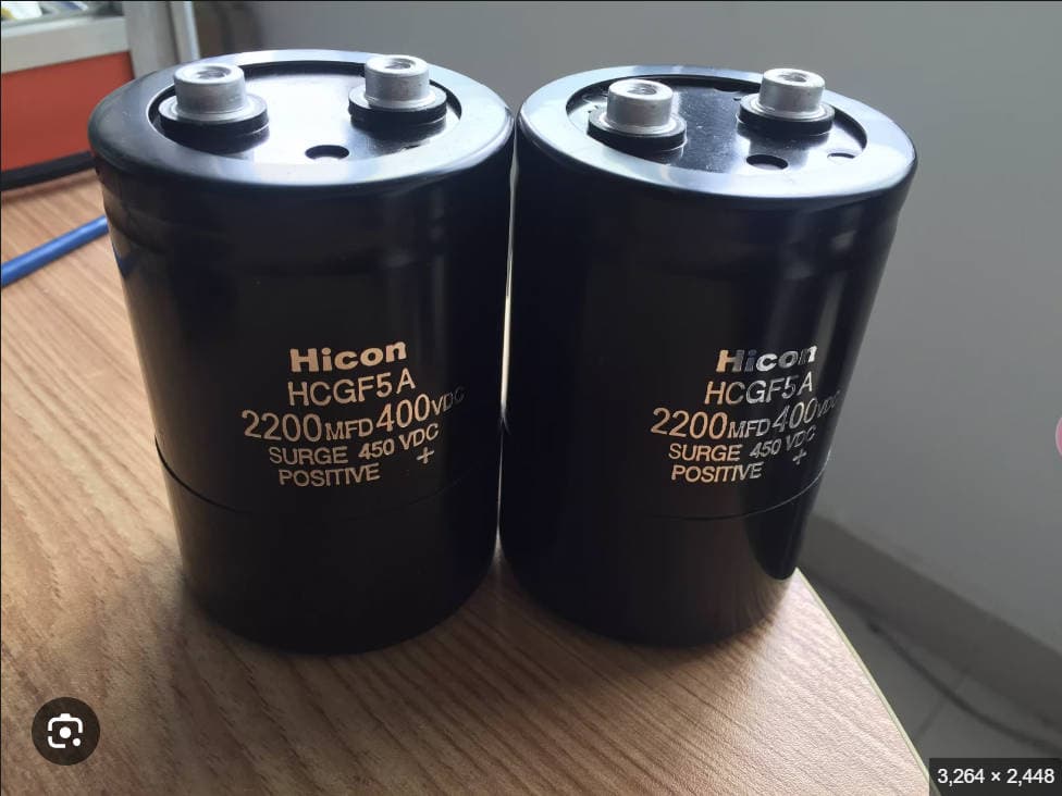 Hicon HCGF5A 2200MFD 450v Capacitor (4 Pieces)