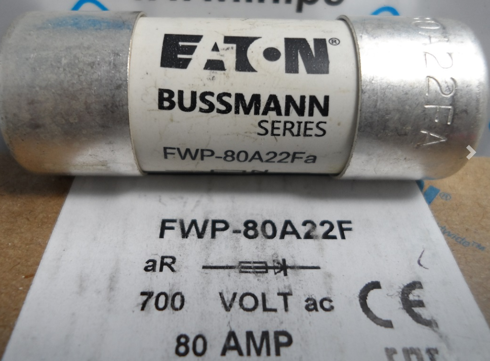 EATON FWP-25A22F 25A 700V Fuses (5 Pieces)