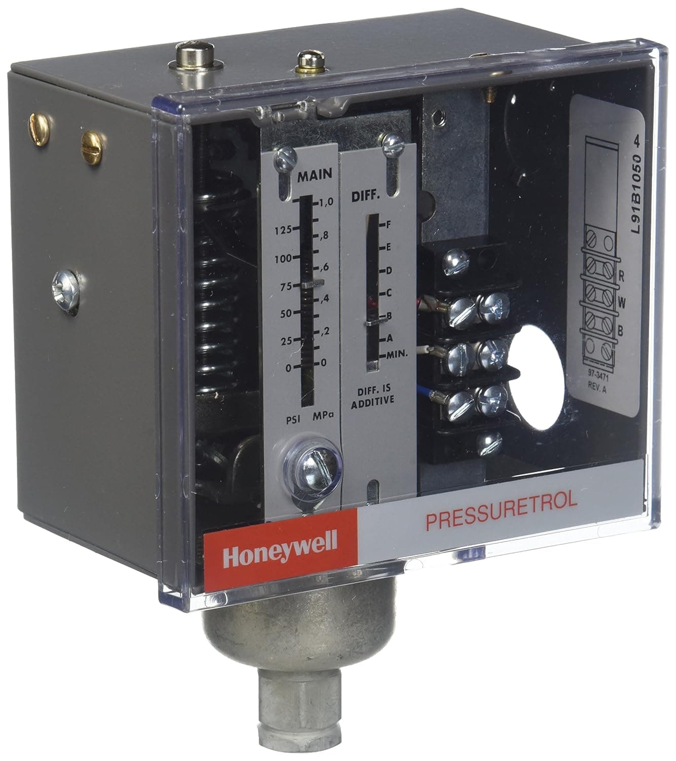 Honeywell L91B 1050 Pressure Switch