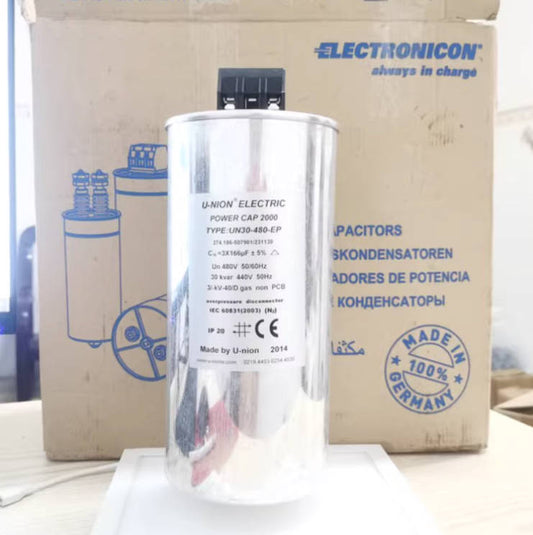 ELECTRONICON 275.186-516600/221K02 3x166uF 480VAC 440V Capacitor  (12 Pieces)