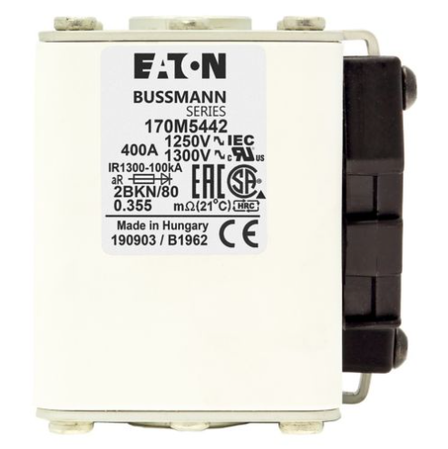 Bussmann 170M5443 450A 1250V 2BKN/80 AR CU Fuse (3 Pieces)