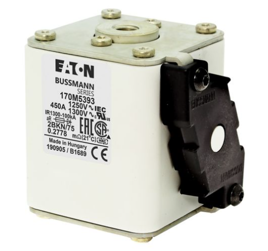 Bussmann 170M5393 450A 1250V 2BKN/75 AR CU Sicherung (3 Stück)