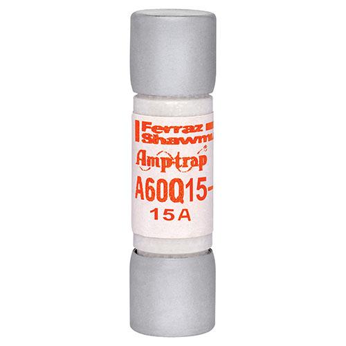 Mersen 15A Fast-Acting Glass Tube Fuse - 600V (A60Q15-2)