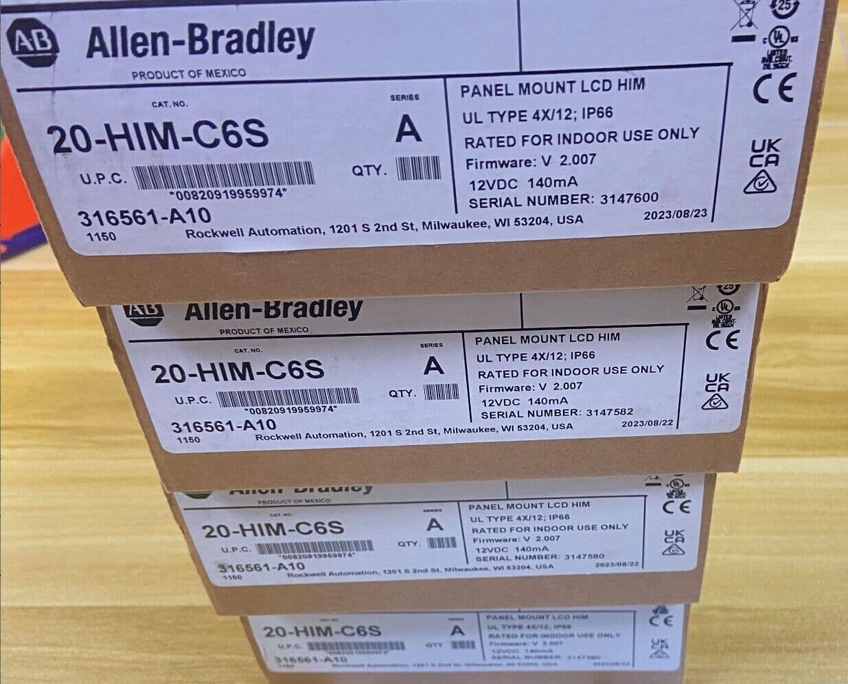 Allen-Bradley 20-HIM-C6S SER. A Powerflex Panel Mount LCD HIM 20HIMC6S