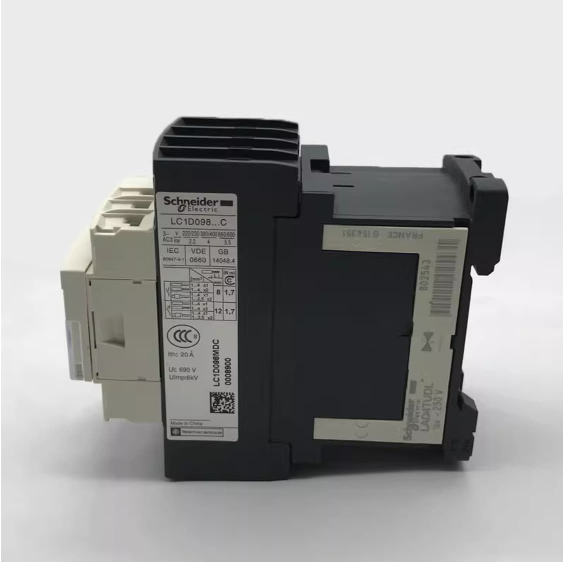 Schneider LC1D186 Contactor