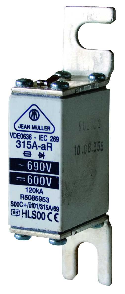 Fusibles Jean Muller R5085253 200A-aR 690V 100KA HLS00