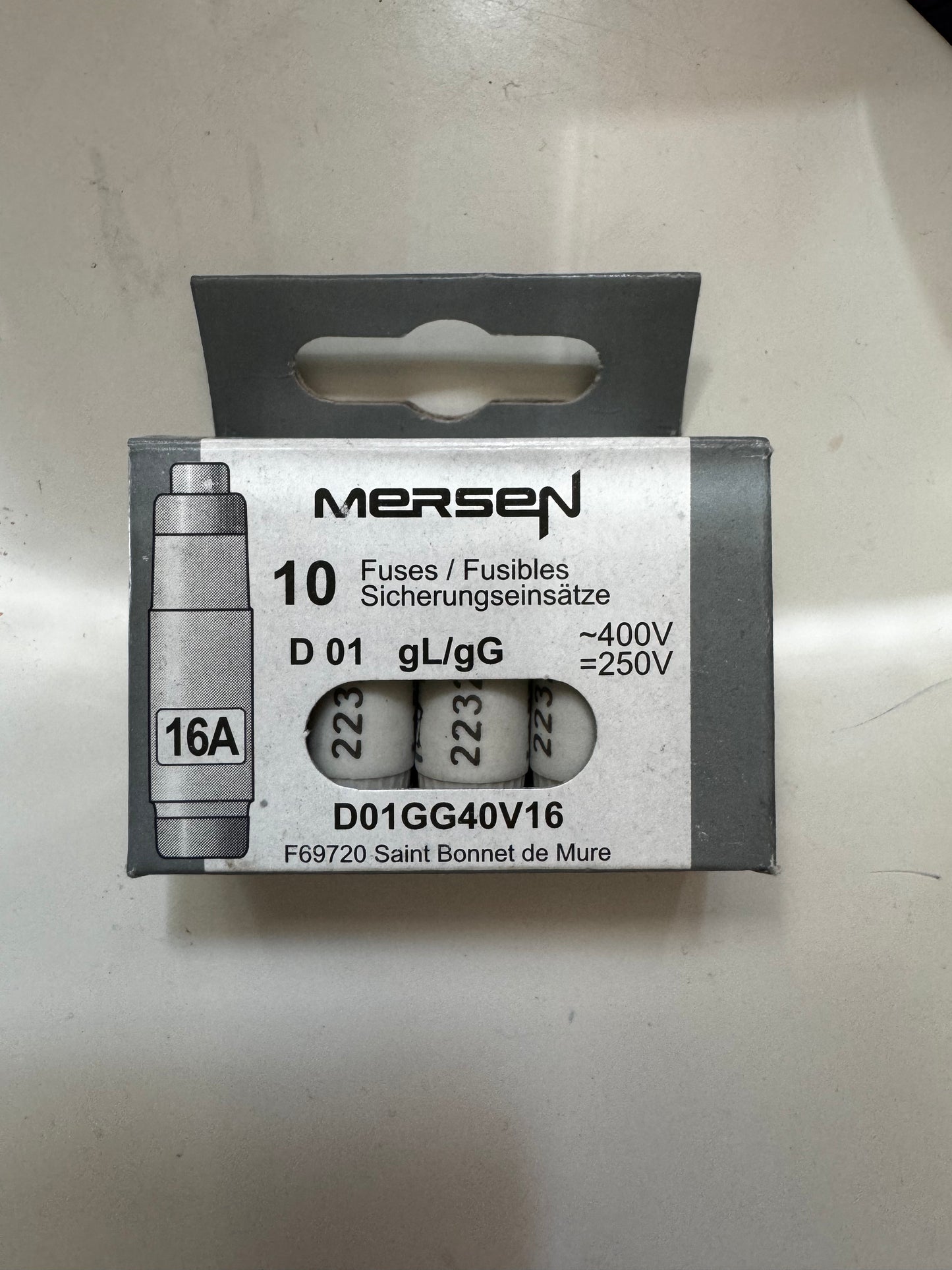 Mersen R223023 - D01GG40V16 (10 Pieces)