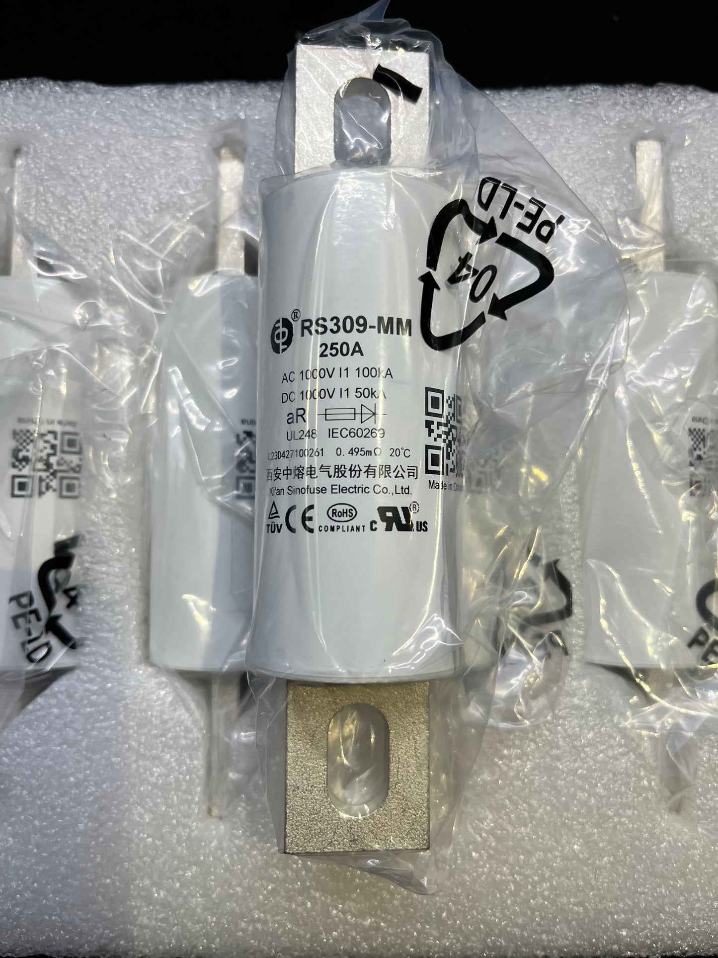 SINOFUSE RS309-MM 250A (3 Pieces)