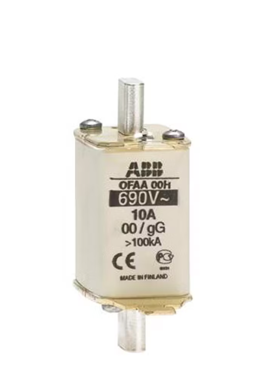 ABB OFAA00H 690V 10A Fuses (3 Pieces)