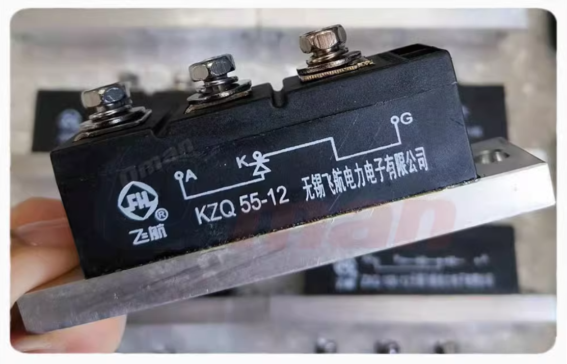 Thyristor-Gleichrichtermodul: KZQ25-12 (Montagemaße 80 x 20) (3 Stück)