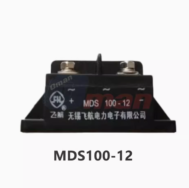 Thyristor-Gleichrichtermodul: MDS100-12 (Montagemaße 70 x 36) (3 Stück)