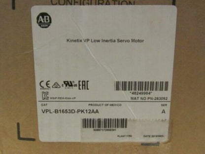 VPL-B1653D-PK12AA Allen-Bradley VPL-B1653D-PK12AA