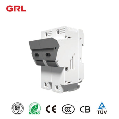 GRL RT18-125-2P fuse size 22*58 din rail mount fuse holder