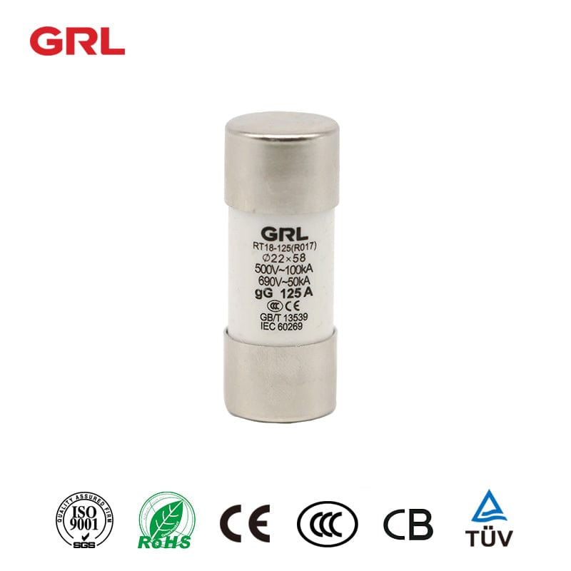 GRL fuse fusible link R017 10A 500VAC fuse link 22*58 fuse holder