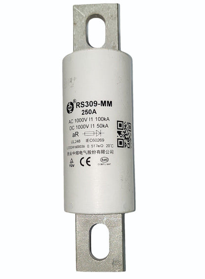 SINOFUSE RS309-MM-100A / RS309-MM-125A Fuses (3 Pieces)