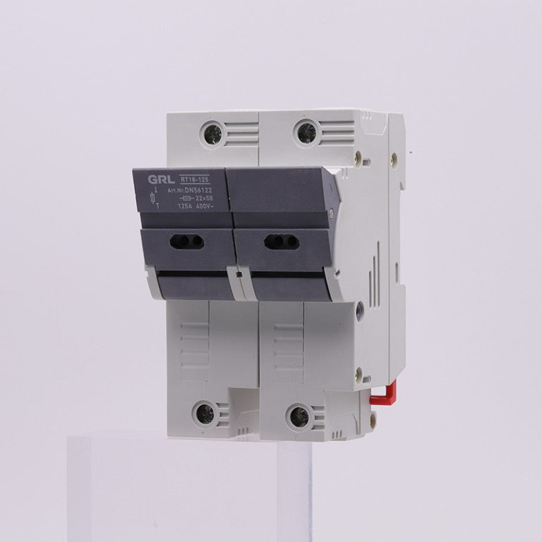 GRL RT18-125-2P fuse size 22*58 din rail mount fuse holder