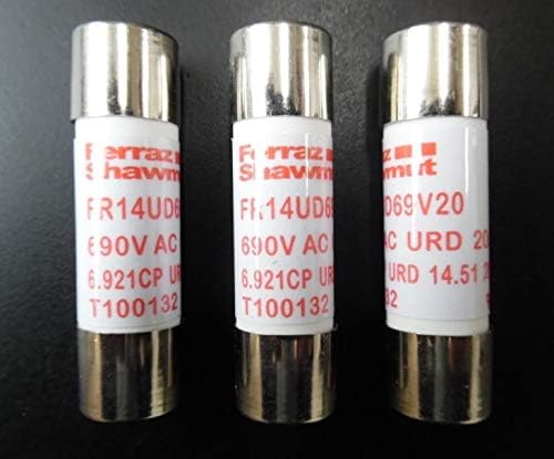 Ferraz Shawmut FR14UB69V20 6,900 CP URB 14.51 20 Y078037 Fuses