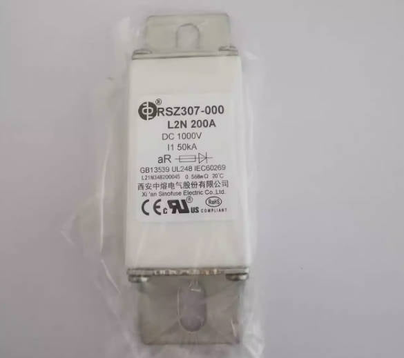 SINOFUSE RSZ307-000-L2N-50A 1000 VDC Sicherungen (3 Stück)