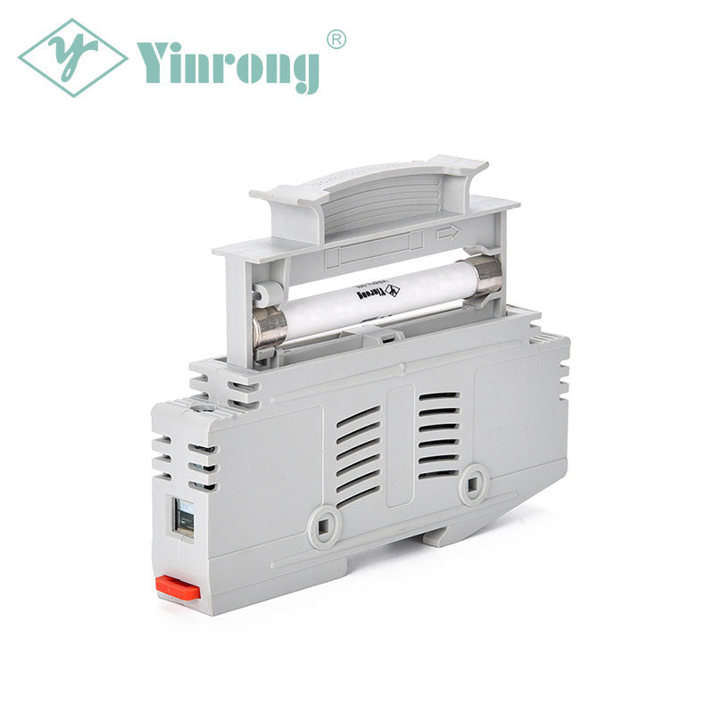 Yingrong 30A 1000VDC 10x85mm DIN Rail Fuse Holders for Solar PV Systems