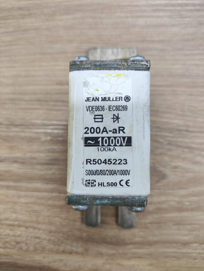 Jean Muller R5045223 1000 V 200 A Sicherungen (4 Stück)