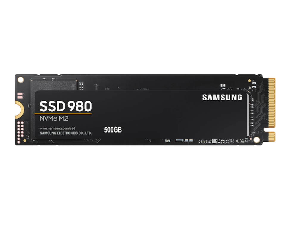 SAMSUNG 980 SSD 500 GB PCle 3.0x4, NVMe M.2 2280, internes Solid-State-Laufwerk, Speicher für PC, Laptops, Gaming und mehr, HMB-Technologie, intelligentes Turbowrite, Geschwindigkeiten bis zu 3.500 MB/s, MZ-V8V500B/AM