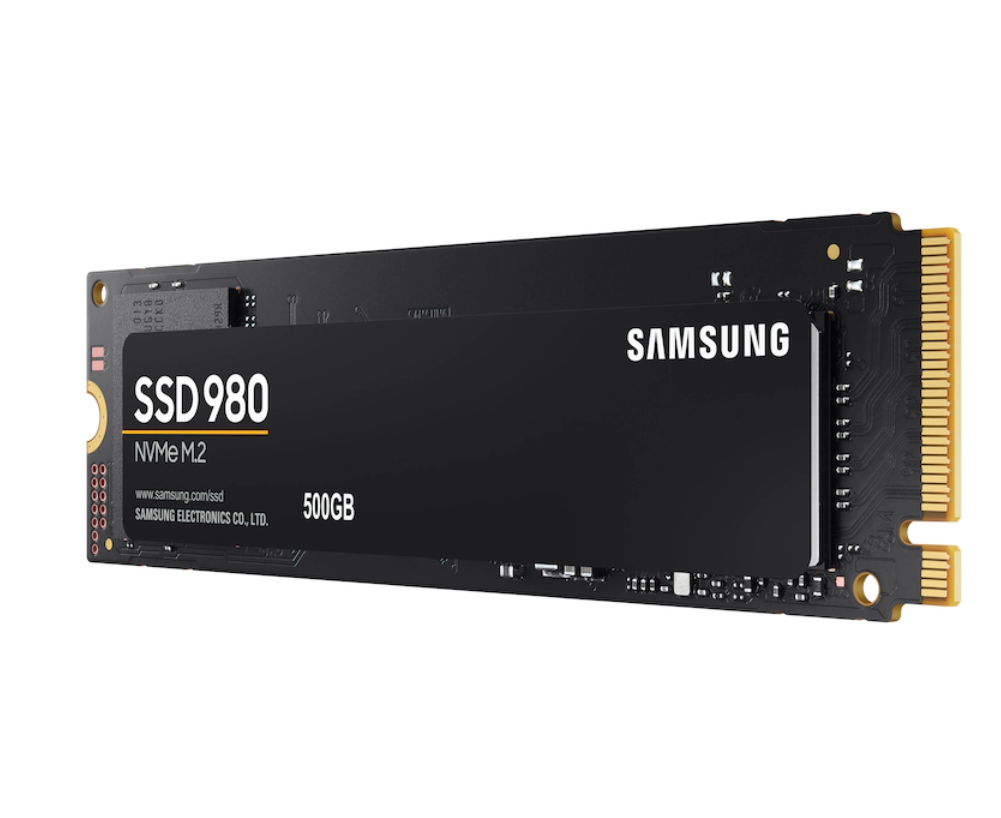 SAMSUNG 980 SSD 500 GB PCle 3.0x4, NVMe M.2 2280, internes Solid-State-Laufwerk, Speicher für PC, Laptops, Gaming und mehr, HMB-Technologie, intelligentes Turbowrite, Geschwindigkeiten bis zu 3.500 MB/s, MZ-V8V500B/AM