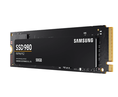 SAMSUNG 980 SSD 500GB PCle 3.0x4, NVMe M.2 2280, Unidad Interna de Estado Sólido, Almacenamiento para PC, Portátiles, Juegos y Más, Tecnología HMB, Turboescritura Inteligente, Velocidades de hasta 3500MB/s, MZ-V8V500B/AM