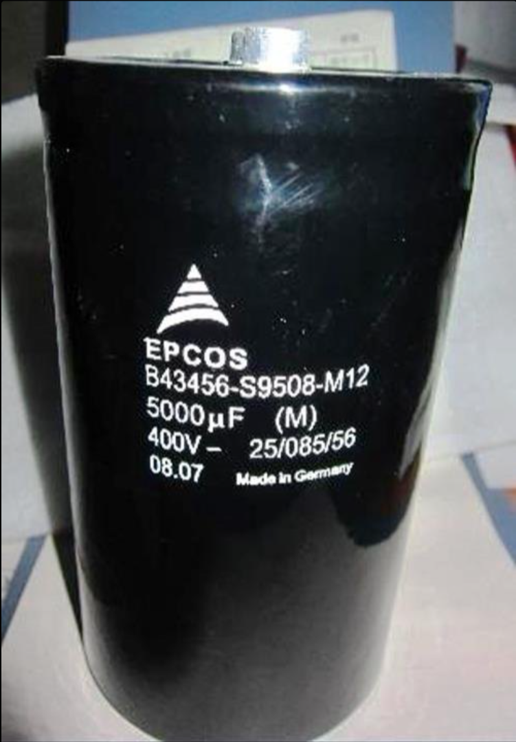 EPCOS B43456-S9508-M12 400V 5000uF Capacitor Fuses (2 Pieces)