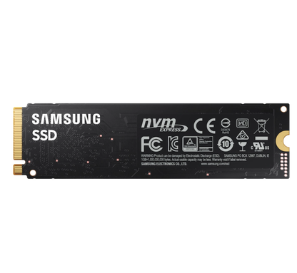 SAMSUNG 980 SSD 500 GB PCle 3.0x4, NVMe M.2 2280, internes Solid-State-Laufwerk, Speicher für PC, Laptops, Gaming und mehr, HMB-Technologie, intelligentes Turbowrite, Geschwindigkeiten bis zu 3.500 MB/s, MZ-V8V500B/AM