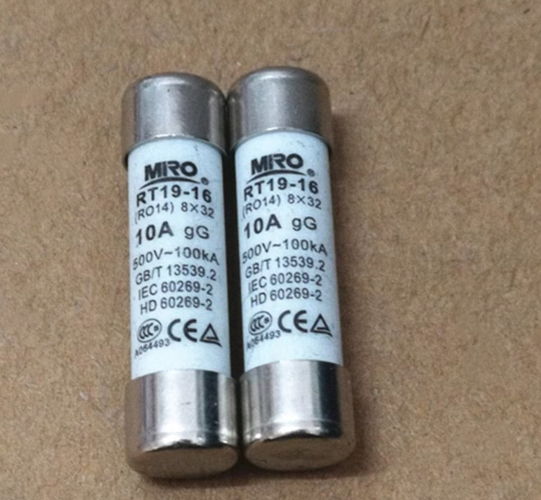 MRO RO14 RT19-16 0.5A 500V gG 8*32 Fuses (12 Pieces)