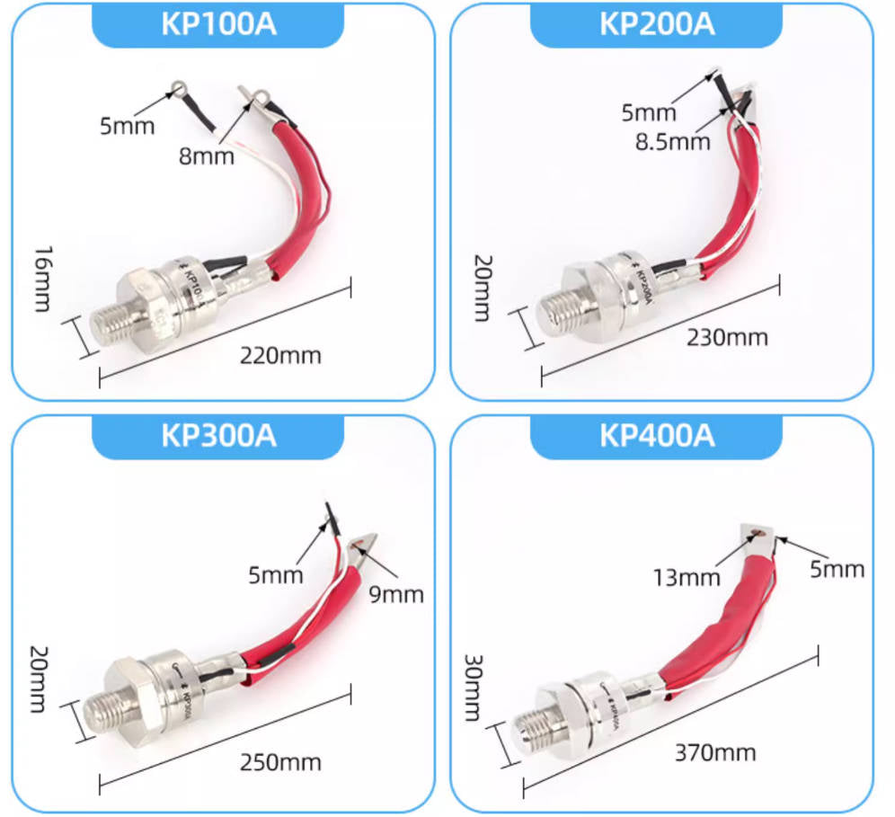 Thyristor-Steuerröhre: KP100A 200-2000V (10 Stück)