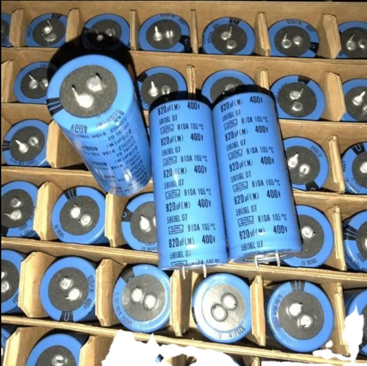 SPRAGUE 81DA821M400MG2D 81D 820UF 400V  35*60mm Capacitor (12Pieces)