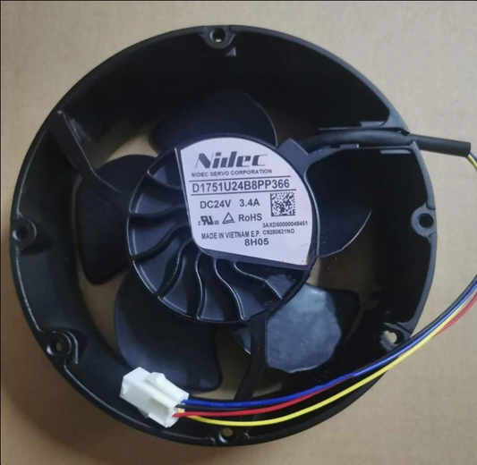 Nidec D1751U24B8PP366 DC 24V 3.4A 17251 17CM ABB inverter Cooling fan