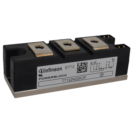 Módulo de tiristor IGBT Infineon TT122N24KOF (2 piezas)