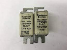 Bussmann 170L4901 40A 660V Fuses (6 Pieces)