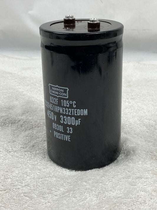 NIPPON CHEMI-CON E32F451HPN332TED0M U37F 450V 3300UF Capacitor