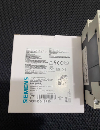 Siemens 3RP1505-1BP30 3RP1 505-1BP30 Safety relay