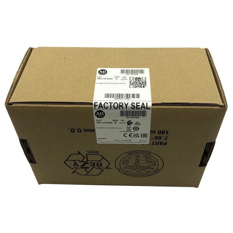 Allen-Bradley AB 2080-LC50-24QWB 24 I/O EtherNet/IP Controller