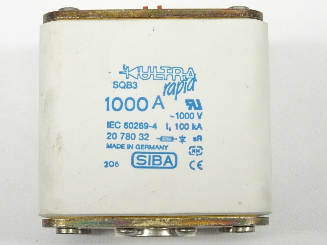 SIBA SQB3 1100A 1250V 100KA 2078652 aR Fuses