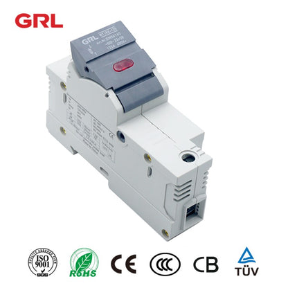 GRL RT18-125 fuse size 22*58 din rail mount fuse holder