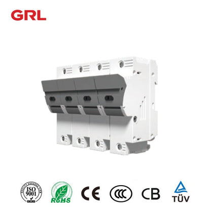 GRL RT18-125-3P+N fuse size 22*58 din rail mount fuse holder